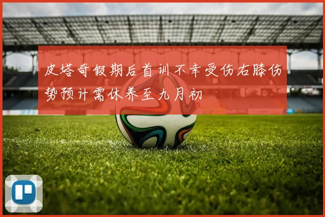 皮塔奇假期后首训不幸受伤右膝伤势预计需休养至九月初